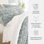 Ensemble de literie réversible 8 pièces - Housse de couette à motif, insert d'édredon et ensemble de draps unis-99311788-99311797