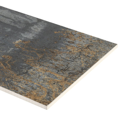 Common Core 12" x 24" Porcelain Metal Look Wall & Floor Tile