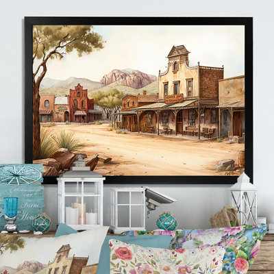 " Large Wild West Arizona Town III "