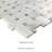 Carrara White Weave 12 in. x 12 in. Honed Marble Mosaic Floor and Wall Tile