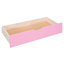 Lit superposé rose avec design, 2 tiroirs, 3 tablettes et glissade - idéal pour la chaleur de la chambre à coucher-1995082235-1995082233-1995082213