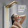 55" 4-Jet Shower System with Hand Wand - Requires existing shower head connection