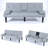 The 67-Inch PVC Multi-Functional Sofa Bed, With A Foldable And Cup Holder Design, Makes It Extremely Convenient To Turn The Living Room Into A Guest Room-405993177