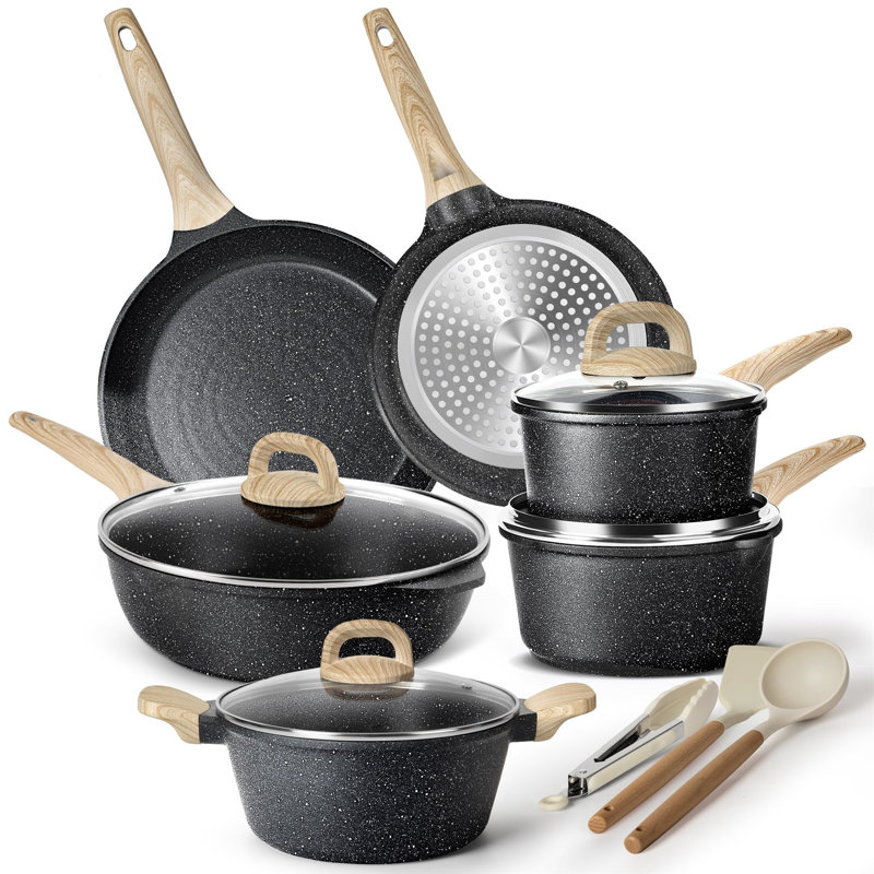 5 - Piece Non-Stick Aluminum Cookware Set
