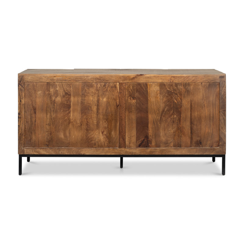 Suzette 72'' Reclaimed Wood Sideboard with Four Doors