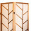 Hackler 52'' W x 70.25'' H 3 - Panel Solid Wood Folding Room Divider