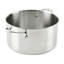 Probond® Luxe 12-quart Polished Professional Clad Stainless Steel Stock Pot With Lid