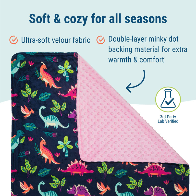 Couverture pour bébé Wildkin, Dinosaures chéris