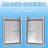 44 - 48" Adjustable Double Sliding Glass Shower Enclosure With Tempered Glass, Aluminum Frame, Handle As Towel Rail, Waterproof Design For Bathroom Width & Black Hardware, In-121157548