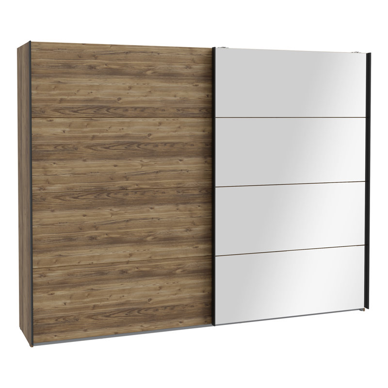 HAYATO Manufactured Wood Wardrobe, 210.5cm H x 269.8cm W x 62.9cm D.