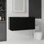 Meuble-lavabo flottant avec portes à fermeture douce et rangement spacieux-133467384