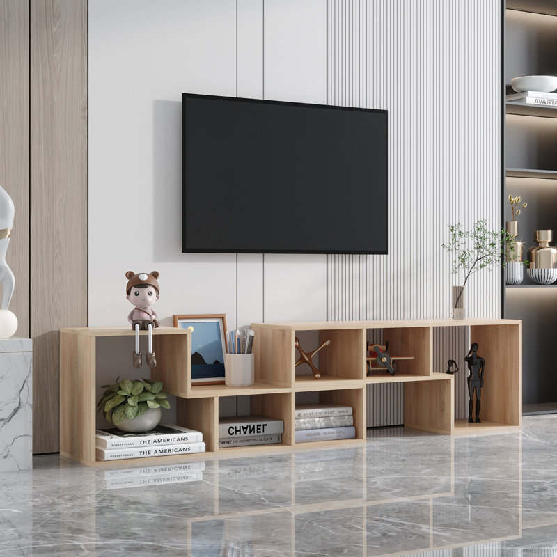 Creative TV stand Bookshelf, Oak