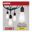 24Ft - LED String Light - 12 Vintage ST19 Bulbs Included - 120 Volts