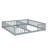 Double Twin Floor Bed With Fence And Guardrails-1321092691