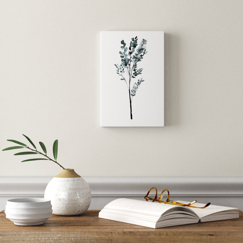 « herb » par albina bratcheva print, H 12 po x l 8 po x P 0,75 po, Toile tendue
