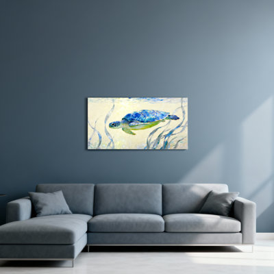 Reproduction d'art sur toile, "Animal Sea Turtle"