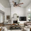 132.08 cm Ceiling Fan with Light Kit