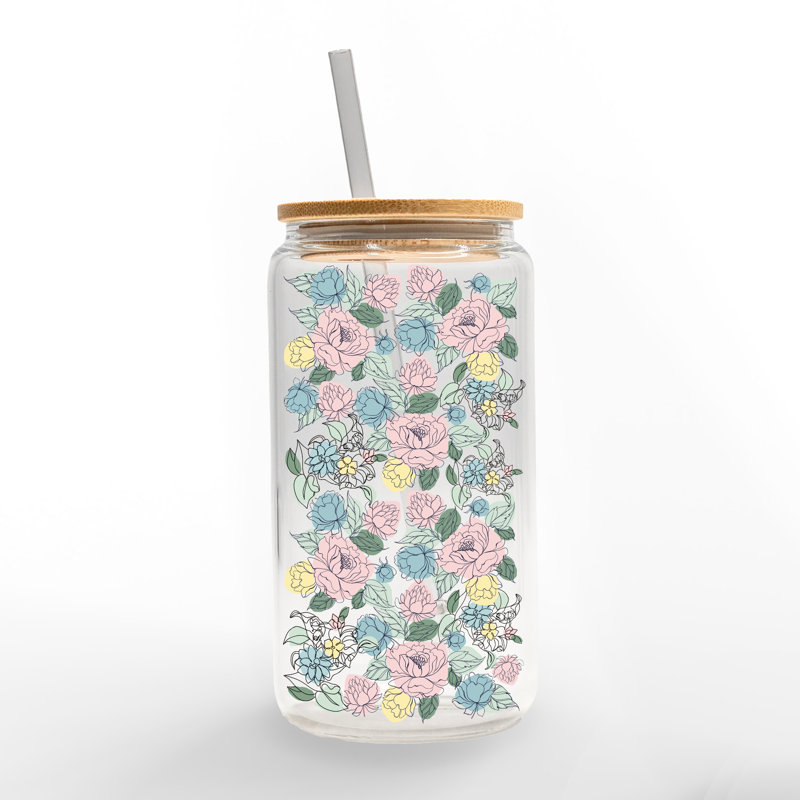 Meenu 16 oz. Drinking Glass
