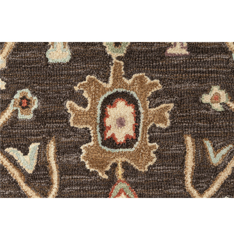 Tapis d'intérieur en laine Tiki, 5 pi 9 po x 8 pi 9 po