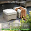 Repose-pieds extérieur en osier Emanuell-1536943920