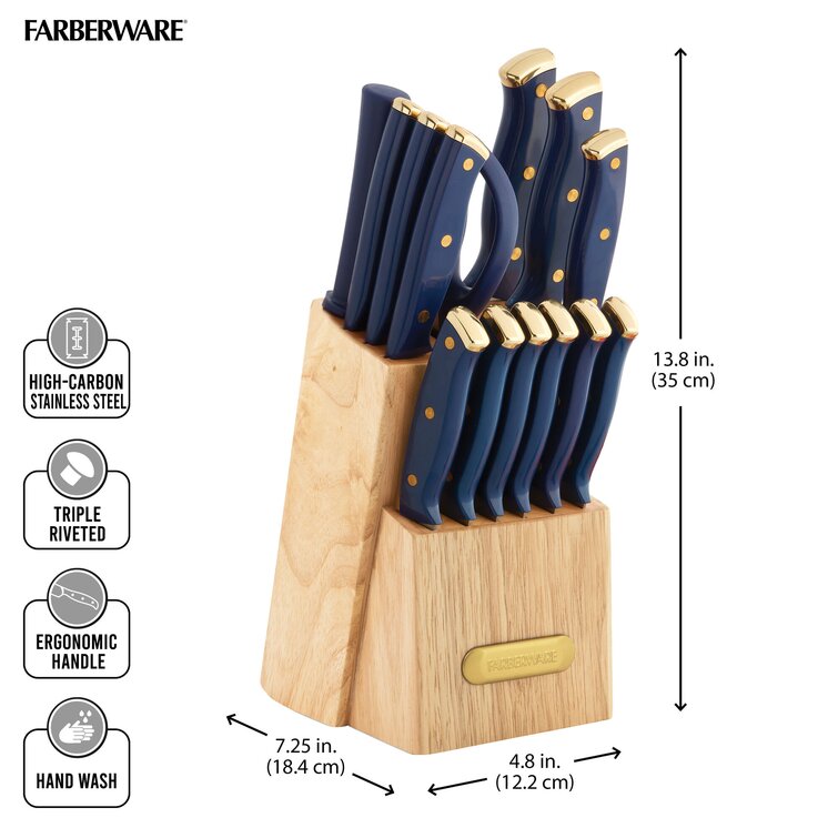 New Farberware 15 Pc. Triple-Riveted Cutlery Set - household items - by  owner - housewares sale - craigslist