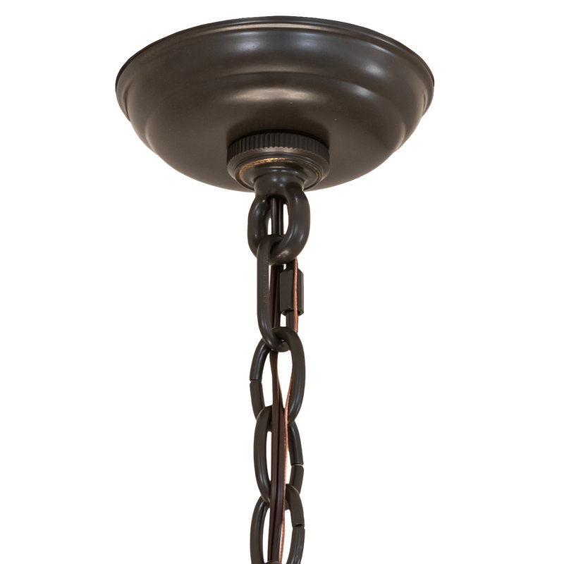 40" Wide Fleur-De-Lite Pendant