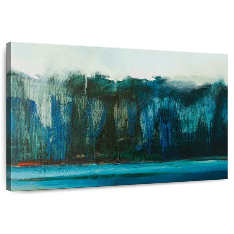 Avery Coastal Cliffs Abstract, 34" H x 51" W