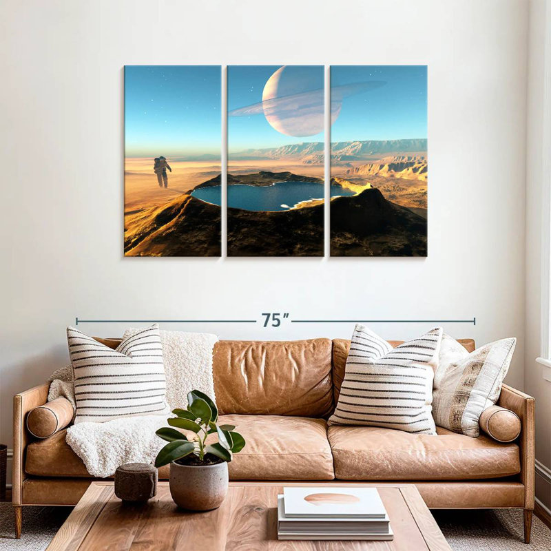 Kelan Space Crater, 36" H x 57" W