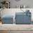 Chaise Lounge Chair Indoor With Storage Ottoman,Chenille Sofa With Usb Port,Cup Holders&Side Pockets-1001971480