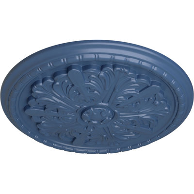 Médaillon de plafond Endurathane Washington, DE 17 1/8 po x P 1 1/2 po (convient aux auvents jusqu'à 2 7/8 po), finition Americana peinte à la main