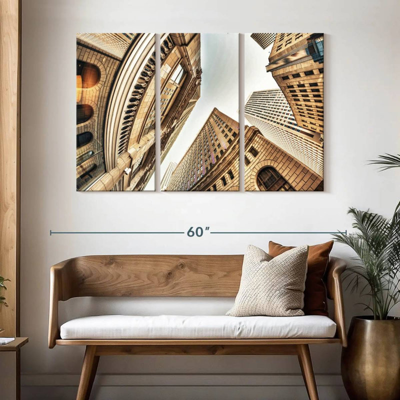 Lilie New Orleans City Buildings, 32" H x 50" W