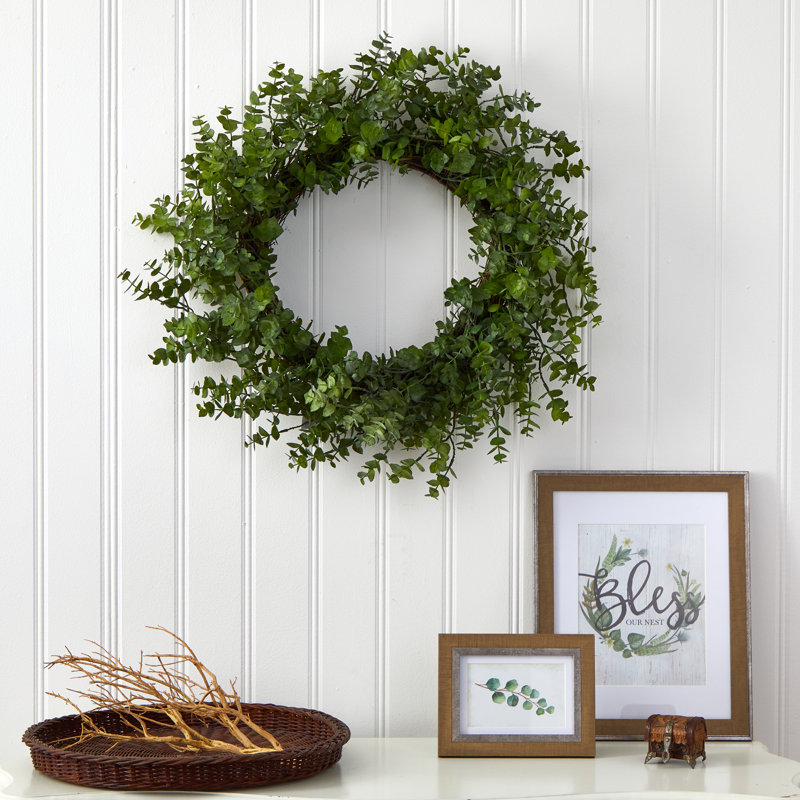 Faux Eucalyptus 24'' Wreath