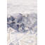 Tapis bleu / beige oriental en polyester tissé à la machine tissé à la machine / rectangulaire 8 pi x 10 pi