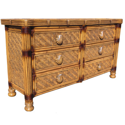 Commode double 6 tiroirs Popel