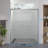 Aluminum Frame Double Sliding Shower Door,Bypass Bathroom Sliding Door With Premium 1/4" (6Mm) Clear Tempered Glass, Chrome Hardware Sliding Glass Shower Enclosure,Chrome Finished-121059714