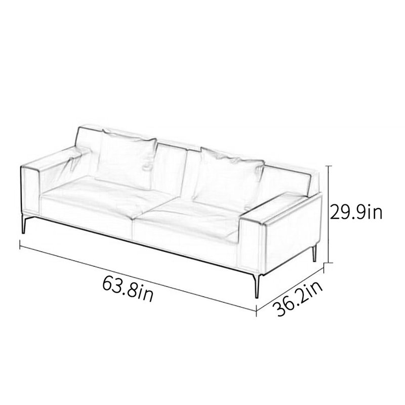 Business simple modern office sofa
