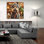 «Hipster Dog 1» par Rey Klimt, art mural en verre acrylique