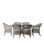 Vallo 6 - Person Patio Dining Set with Oval Table , Cushions Included