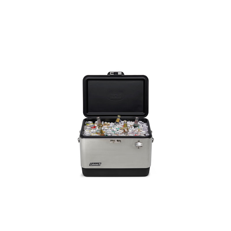 Coleman 54 Quarts Ice Chest, Stainless Steel