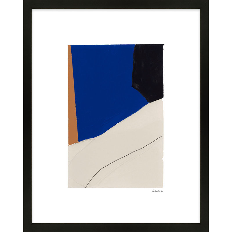Arrangement 3 Print by Andrea Stokes, Black Framed, 38" H x 30" W x 1.25" D