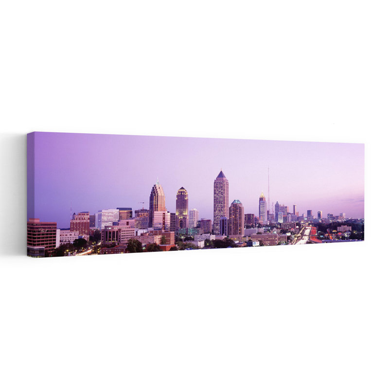 Twilight Atlanta Georgia USA by Andy Caulfield - Wrapped Canvas Panoramic Print, 40.64 cm H x 121.92 cm W