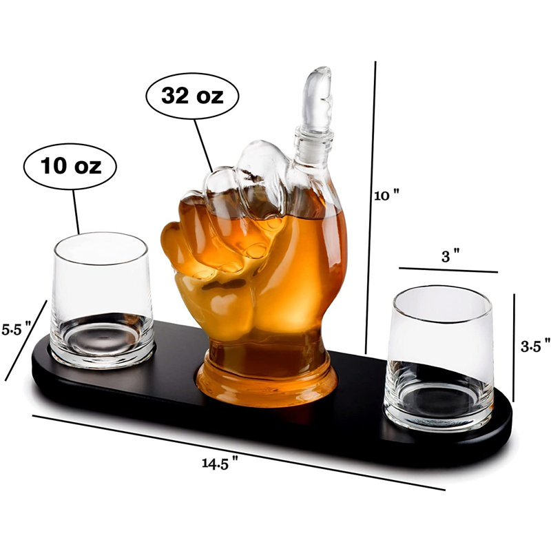 10oz. Stainless Steel Whiskey Glass Set