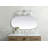 Bertin Metal Oval Wall Mirror-945914937-945914914
