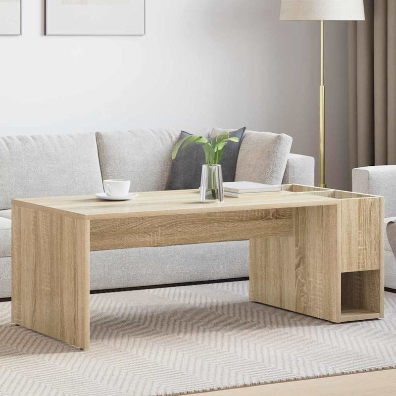 Coffee Table with Storage, Sonoma Oak