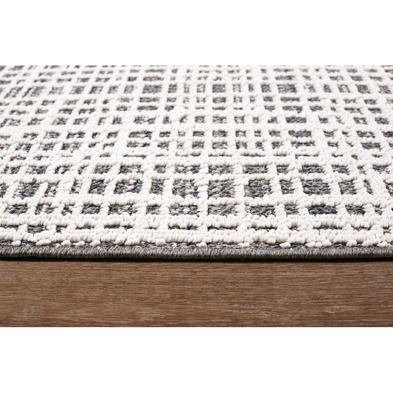 Tapis intérieur / extérieur en polypropylène Antowine, Rectangle 2 pi x 3 pi