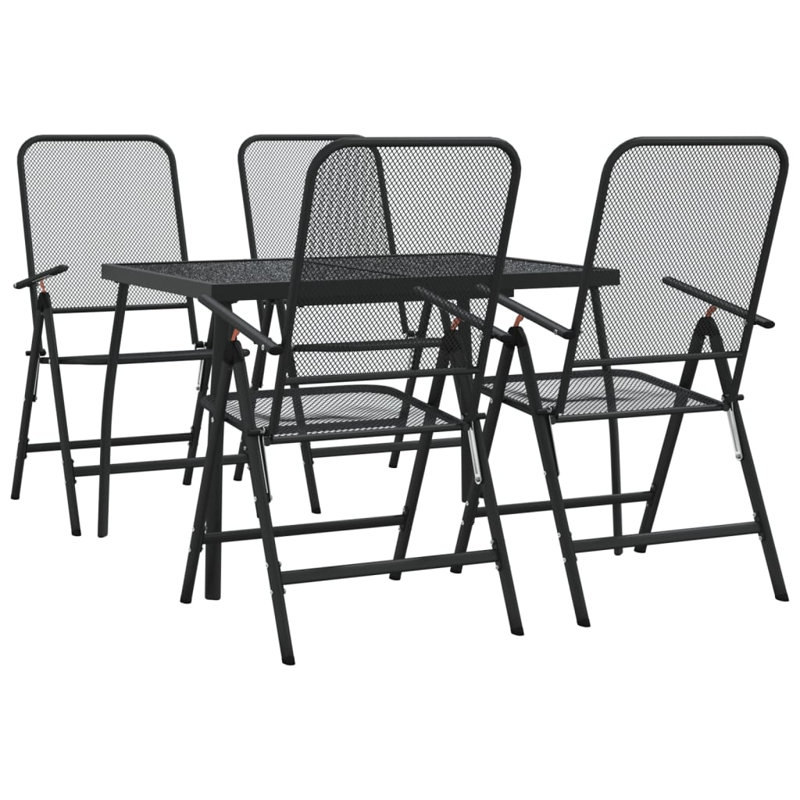 Breighana 4 - Person Patio Dining Set with, 72cm H x 80cm W x 110cm L