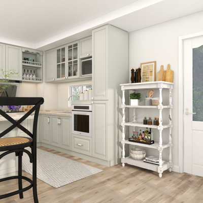 Étagère ouverte 5 tablettes Adella