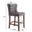 27" Counter Height Bar Stools with Wood Legs-90644583