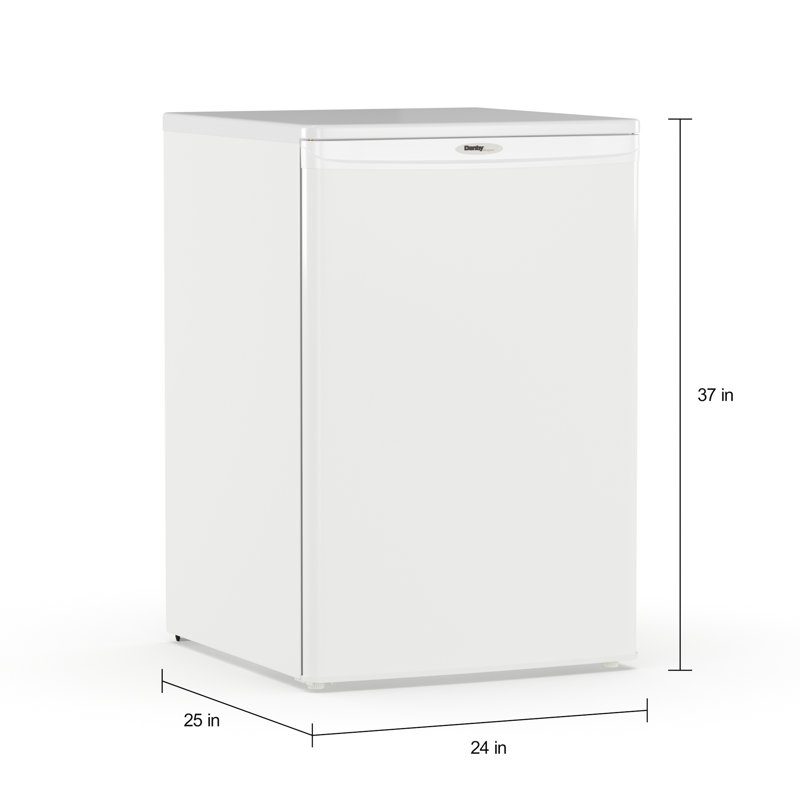 Congélateur vertical de 4,3 pieds cubes avec contrôle de température réglable