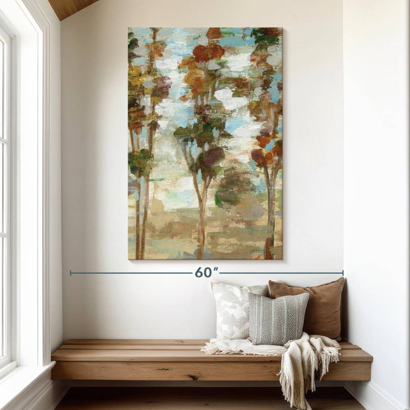 Harnek Serene Forest III, 51" H x 34" W